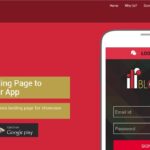 app landing page